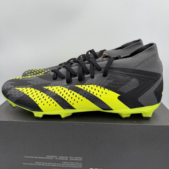 Adidas Predator Accuracy.2 FG Soccer Cleats Black Volt IG0781 Men\'s Size 10 main image 7